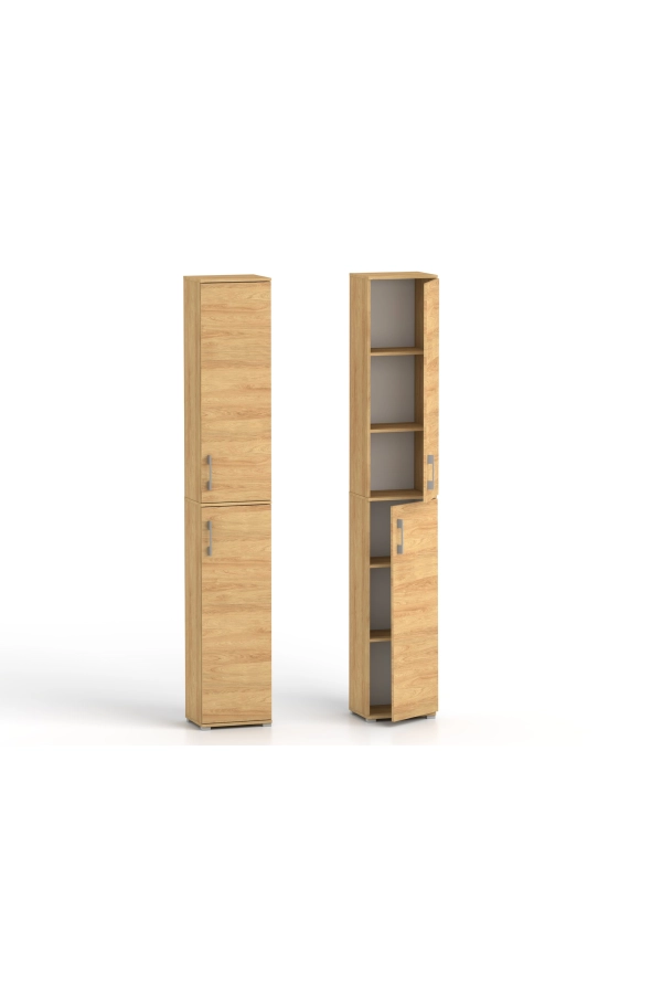 Szafa biurowa Pola 215 - 2D 30 cm Hikora naturalna